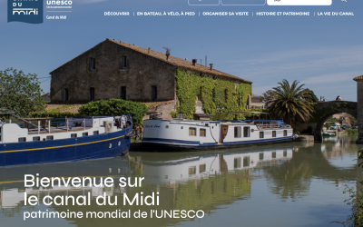 Un nouveau site officiel pour le canal du Midi