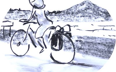« le Nez au vent », balade à vélo et écriture au bord du canal
