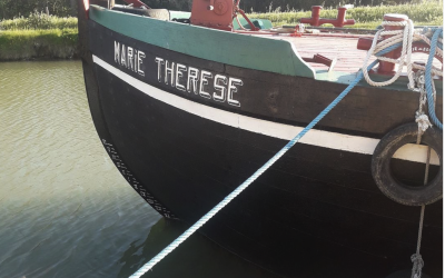 Restauration complète de la barque, la Marie Thérèse